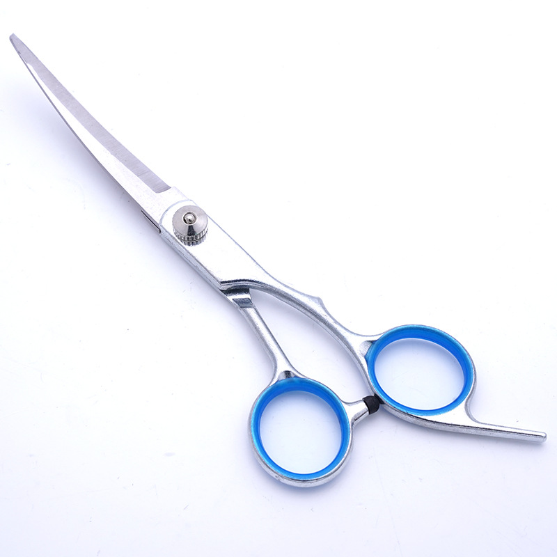 Fábrica directa PET tijeras profesional perro pelo recorte tijeras fino pelo roto pelo diente tijeras peluche juego