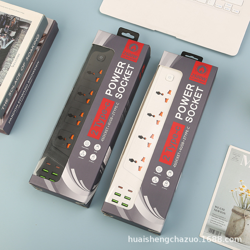 尼加拉瓜格陵兰岛马来西亚索马里英标欧标美标4USB+Type-c中性装