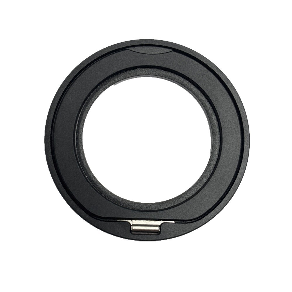 Q8 Ultrafino 2,8mm atracción magnética 360 hebilla de anillo giratorio soporte para teléfono móvil escritorio soporte perezoso hueco con sonido