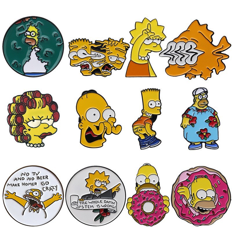 fashionable trend cartoon creative universal brooch