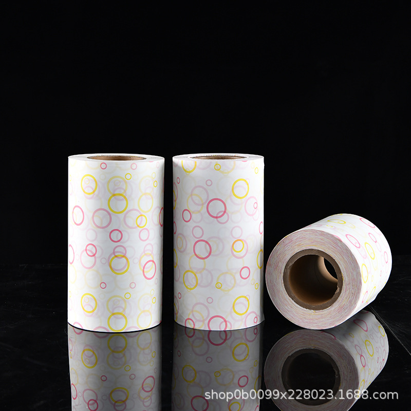 Agua de bloqueo PE Película compuesta pañales película inferior transpirable venta al por mayor Película transpirable de impresión en color de dos colores