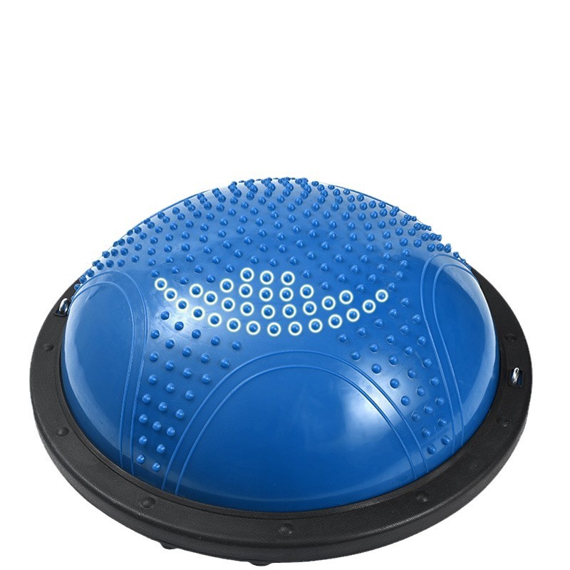Bola de velocidad de onda al por mayor de fábrica Hemisferio de yoga Bola de equilibrio semicircular Punto de masaje Bola de velocidad de onda Bola engrosada a prueba de explosiones