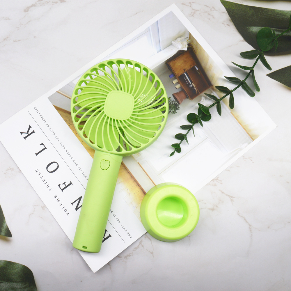 Ventilador de mano silencioso pequeño portátil transfronterizo USB de escritorio ventilador eléctrico de carga mini ventilador pequeño