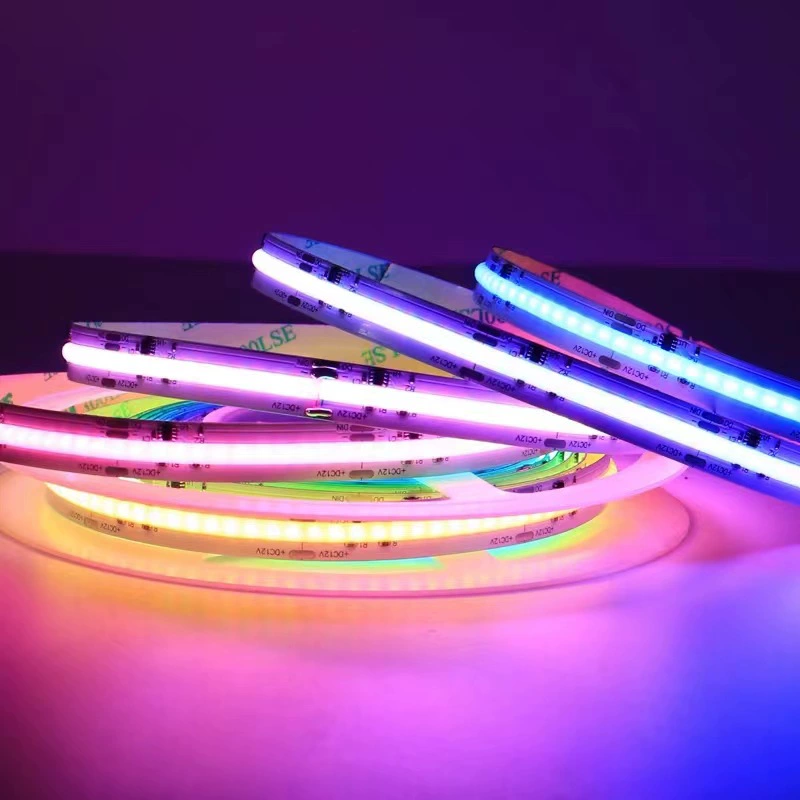 Симфония COB лампа с 720 светодиодами, программируемая лампа с LED, 24V RGB, полноцветный эффект бегущей воды, вывеска