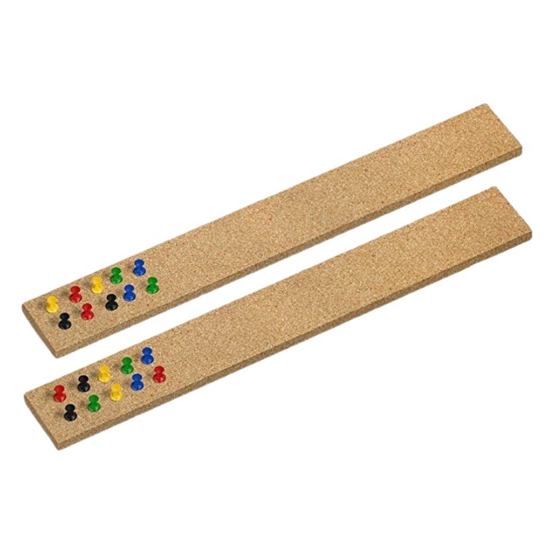 Suministro transfronterizo 30*5cm dibujo pin autoadhesivo Tira de corcho adhesivo sin marco tira de tablón de anuncios de corcho