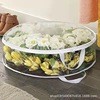 Venta directa de fábrica de comercio electrónico transfronterizo PVC totalmente transparente corona de Navidad bolsa de almacenamiento con cremallera bolsa de almacenamiento de anillo de Navidad en stock image 8
