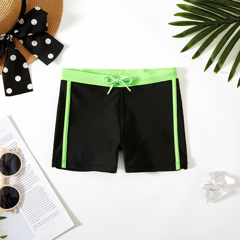 High-Quality Export Boys' Professional Swimming Training Trunks, Children's Boxer Shorts, Quick-Dry Casual Swimwear for Hot Springs, Factory Wholesale High-Quality Export Boys' Professional Swimming Training Trunks, Children's Boxer Shorts, Quick-Dry Casual Swimwear for Hot Springs, Factory Wholesale