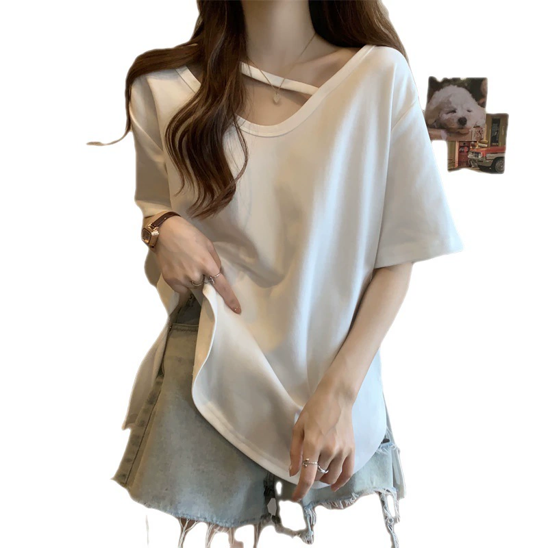 Летняя модная одежда, футболка, плюс сайз, oversize, с коротким рукавом