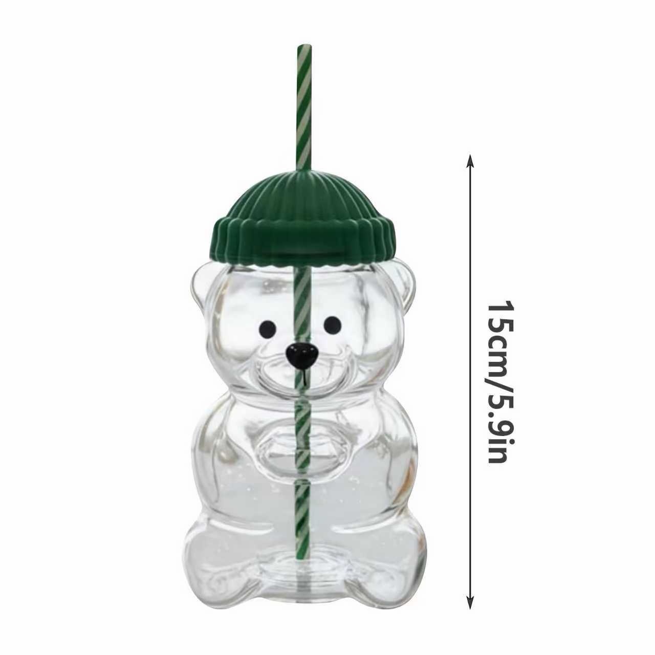 Taza Bear Cup Limited Edition Taza de café de vidrio para bebidas frías