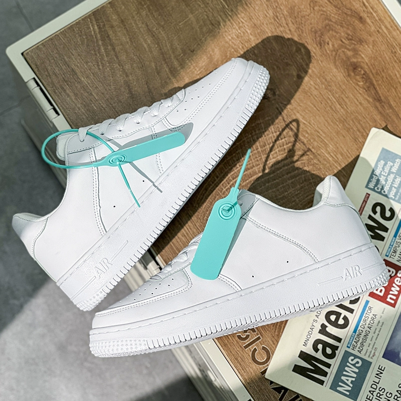 Cross-Border Putian Shoes Pure Original First-Layer Leather Air Force One Af1 Men's and Women's White Shoes Sports Versatile Casual Board Shoes Cross-Border Putian Shoes Pure Original First-Layer Leather Air Force One Af1 Men's and Women's White Shoes Sports Versatile Casual Board Shoes