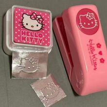 hellokitty压花器可爱卡通KT猫压花器中古风kt猫金属压花印章送朋