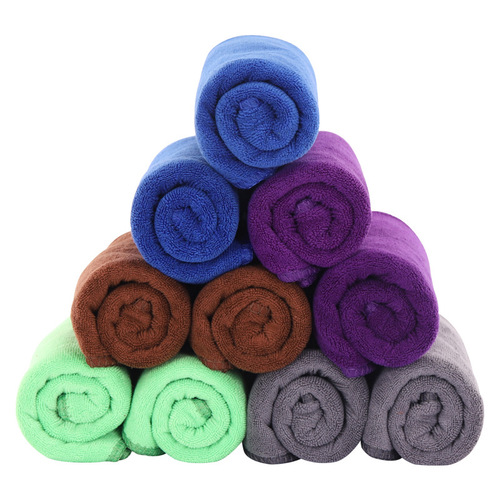 420g microfiber bath towel square towel strong water absorption thickened beauty salon barber shop car wash special towel wholesale