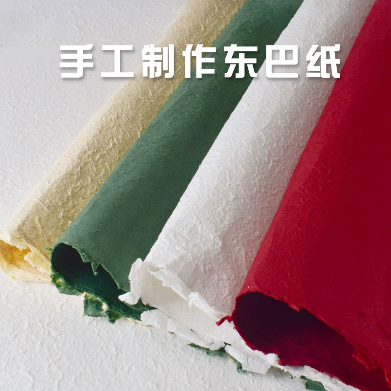 Ретро ручной работы Dongba бумага с шерстяной обшитой бумагой букет цветов упаковка свадебный фон фонарь абажур мускулатура бумага