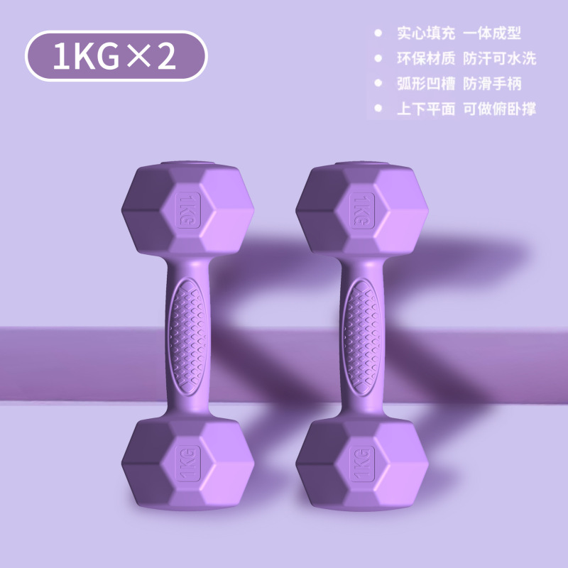 哑铃女士1.5kg一对健身家用哑铃运动器材儿童练手臂腹肌锻炼哑铃|undefined