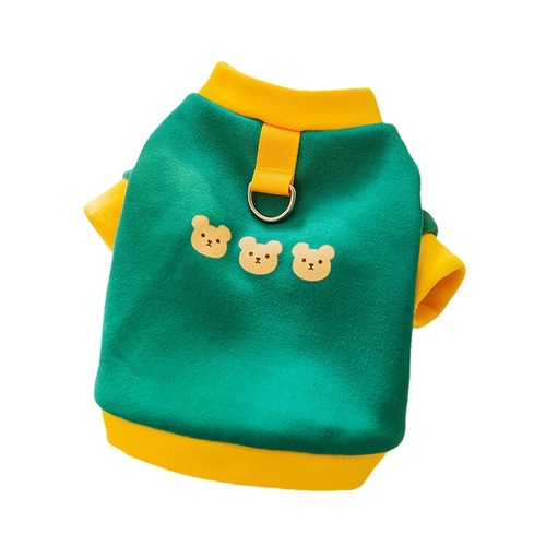 Autumn pet sweatshirt kitten thin velvet small puppy warm puppy teddy bear two-legged cat clothes