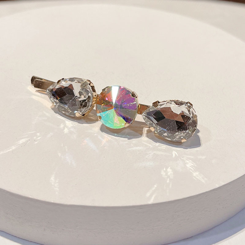 Diamond Design Classic Style Style Classic Style Women'S Solid Color Rhinestone Diamond Hair Clip