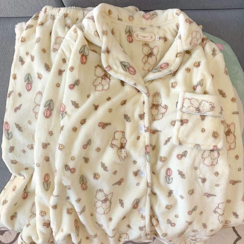 [autumn and winter style-flannel] tulip milk rabbit (thick and velvet)