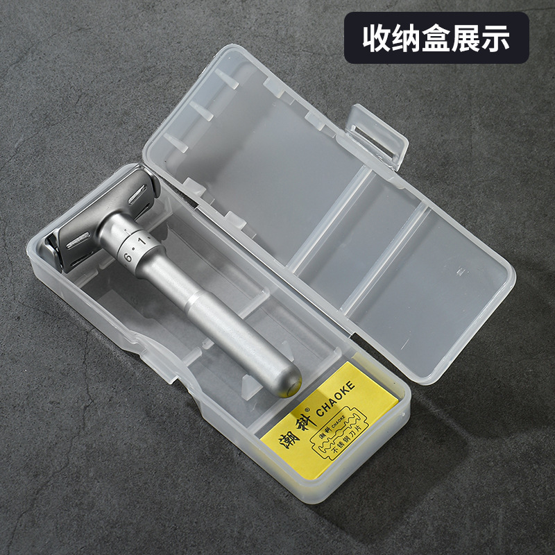 Navaja + 1 Caja de cuchillas (5 piezas) + caja de almacenamiento