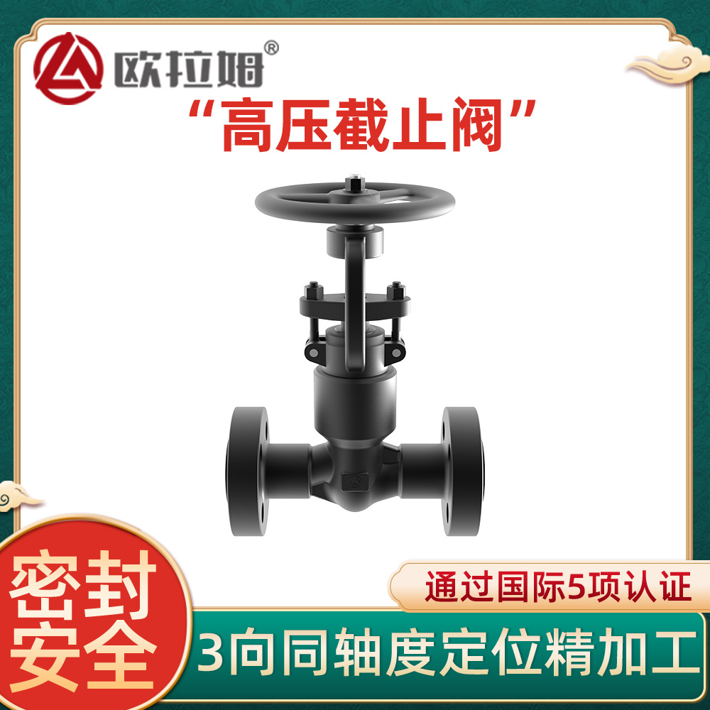 直通式高压截止阀 公称通径3/4" 精密锻造 搅拌装置 欧拉姆工厂