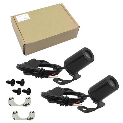 New Motorcycle Floor Lamp Angel Wing Projection Lamp Welcome Lamp Carpet Lamp Modified Universal Atmosphere Lamp (Other lights) - angel-wings-9v-45v-universal-white-price-of-1-piece-order-in-pairs