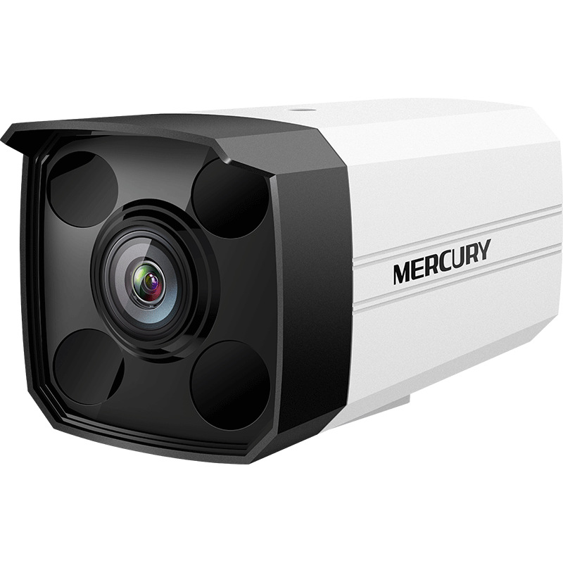 MERCURY/水星 室外300万音频筒型网络摄像头机PoE器MIPC3142P