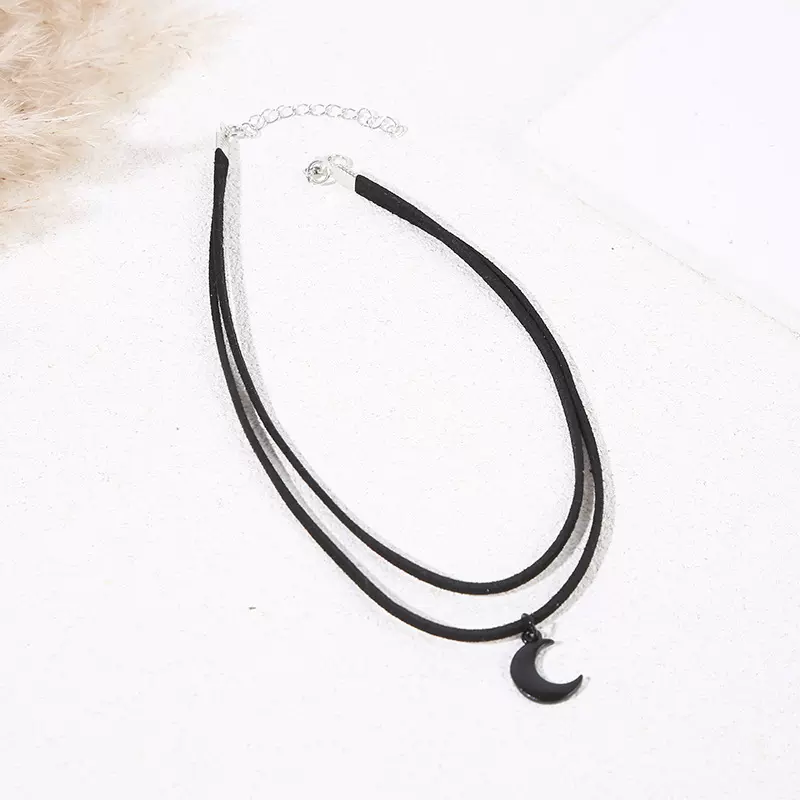 多层锁骨链脖链ins项链女短款颈带网红韩国chocker项圈颈链choker