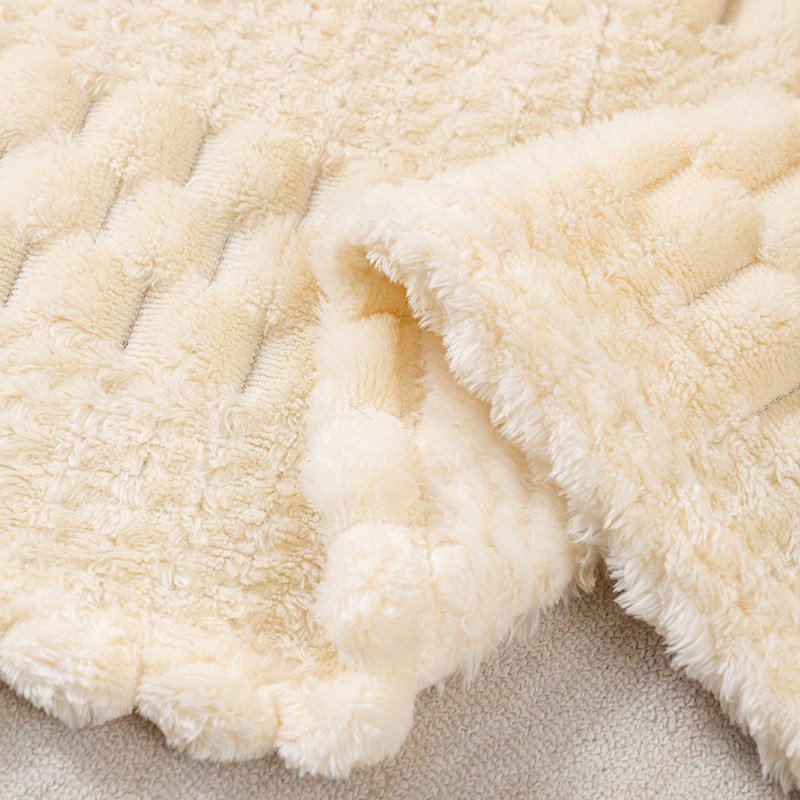 Transfronterizos Bebei lana dorada flanela Jacquard mantas de oficina siesta mantas de aire acondicionado mantas mantas de piña mantas