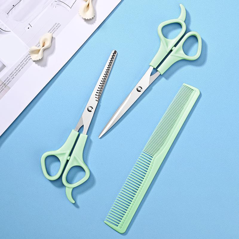 Corte de cabello conjunto de tijeras profesionales para niños tijeras de peluquería tijeras dientes de mujer frangeas corte de pelo tijeras de corte de pelo delgado