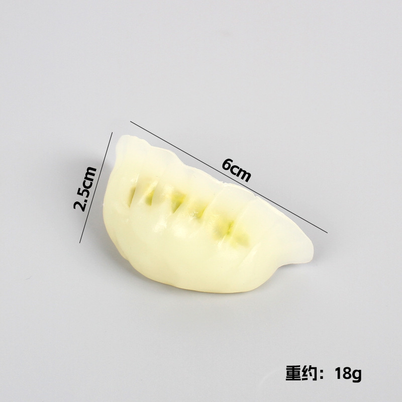 模擬食游ギョーザ装飾道具偽ギョーザ蒸しギョーザ早くレストランに食べ物を飾る冷蔵庫の貼り付け|undefined