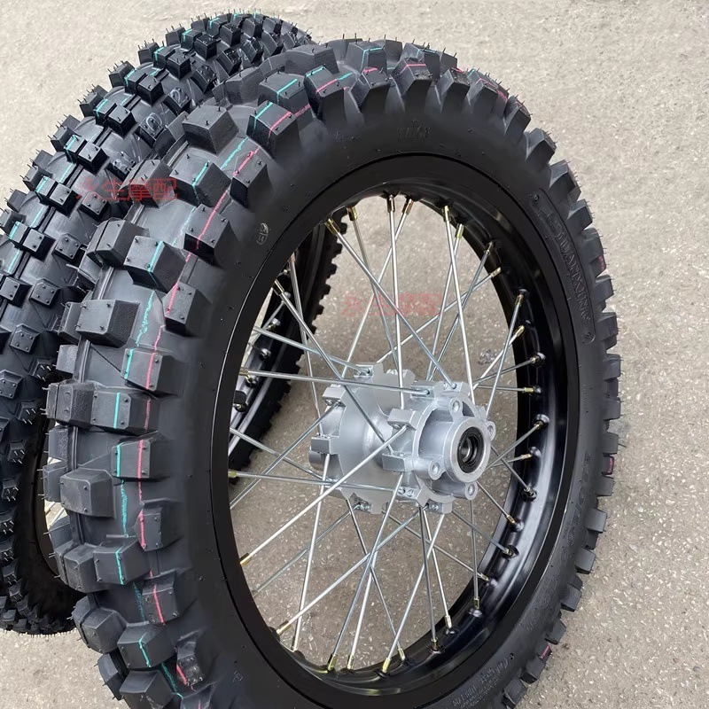Cqr Longding Off-Road Motorcycle N911 Modified Front 21 Rear 18 Large Tooth Tire Aluminum Alloy Rim Rim Assembly