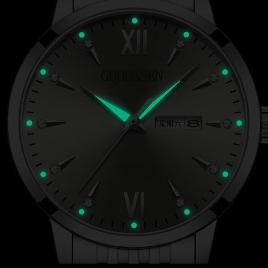 Guberson full-automatic mechanical watch men's hollow watch new men's watch tide trembles live explosions a generation of hair
