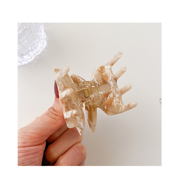 Simple Style Style Women's Simple Style Butterfly Acetic Acid Sheets Handmade Hair Claws