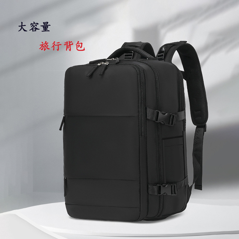 Mochila transfronteriza, unisex, mochila de viaje informal, gran capacidad, separación de seco y húmedo, mochila impermeable para computadora