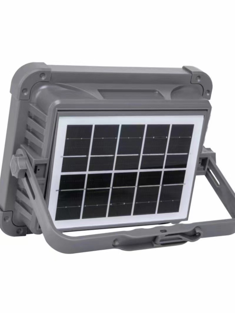 2024 nueva luz solar plegable para camping al aire libre, puesto, banco de energía móvil, iluminación portátil