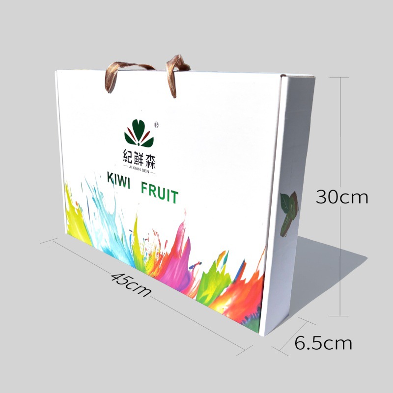 Kiwi Fruit Gift Box Shaanxi Xuxiang Green-Fleshed Kiwi Fresh Seasonal Fruit Gift Box Cross-Border Factory Wholesale