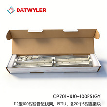 德特威勒110型配线架CP701-1U0-100P51GY语音+连接块含连接块