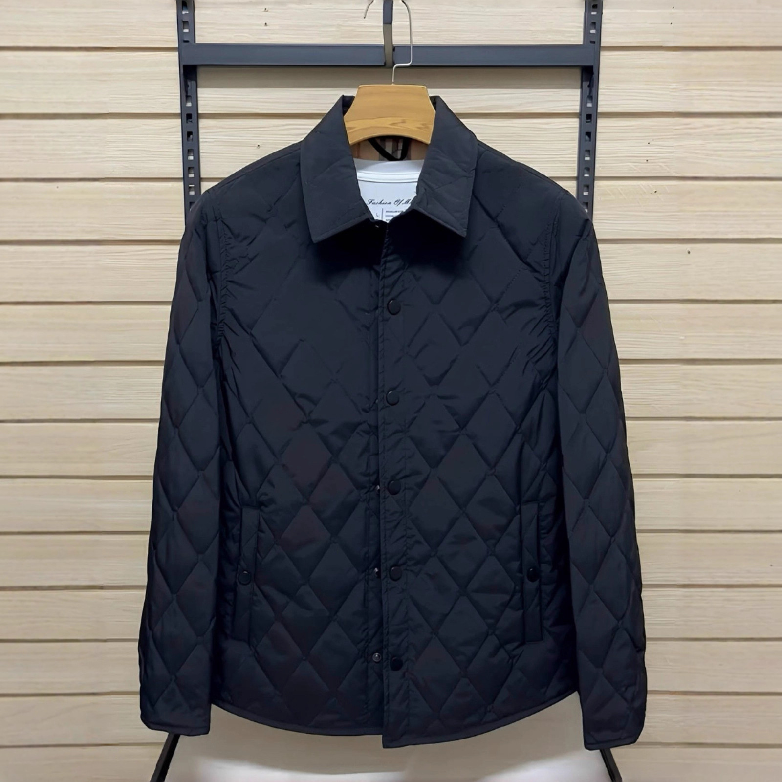 棉服男2025年秋季新坤保暖舒适简约净版帅百搭男士商务休闲外套酷