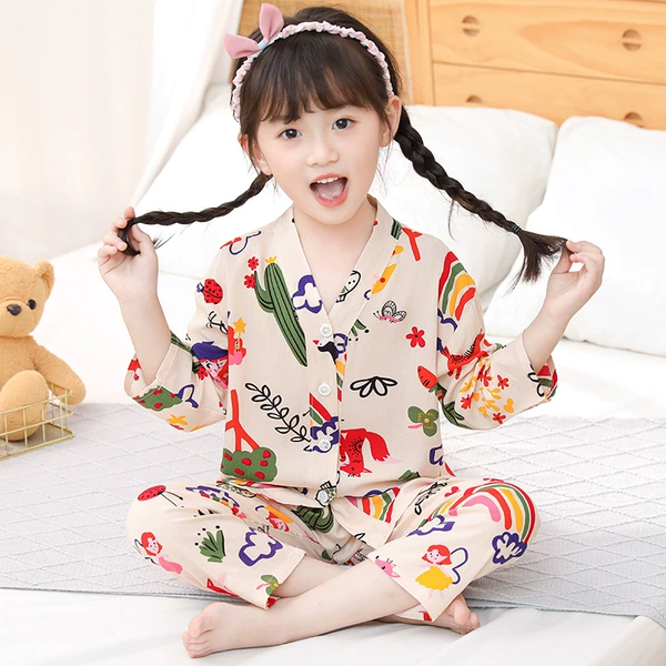 L cardigan tropical style