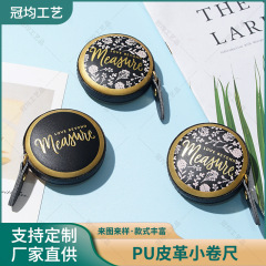 現物巻尺卸売り自動伸縮型pu巻尺量衣皮尺プレゼントかわいいミニ柔らかい定規ができます。