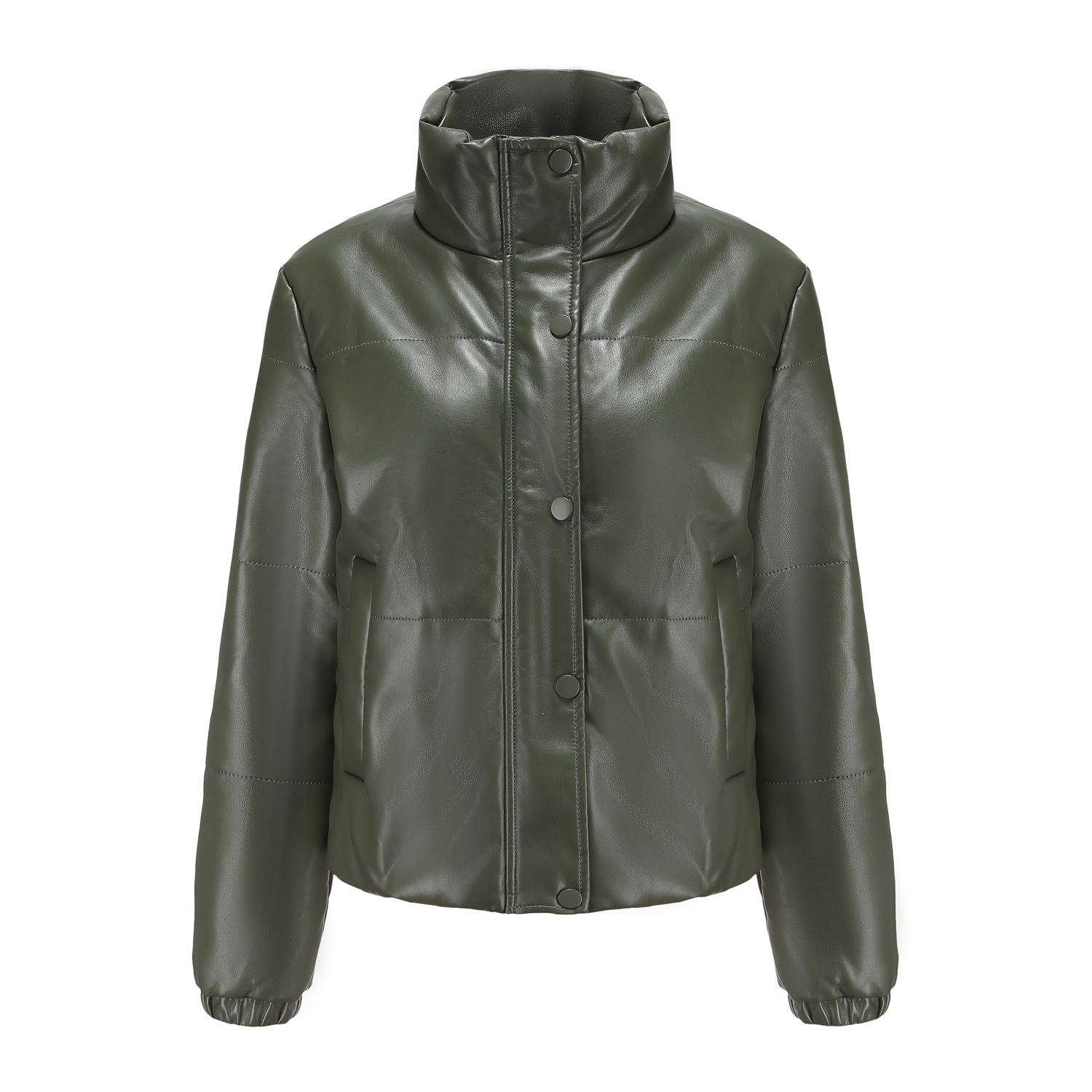 Neue herbst und winter kurze leder für frauen, verdickt baumwolle jacke, brot jacke_voghion.com