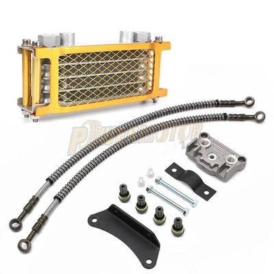 Soyutma sisteminin digər hissələri | cooling off-road motorcycle modified oil - gold-l-bracket-large-side-cover
