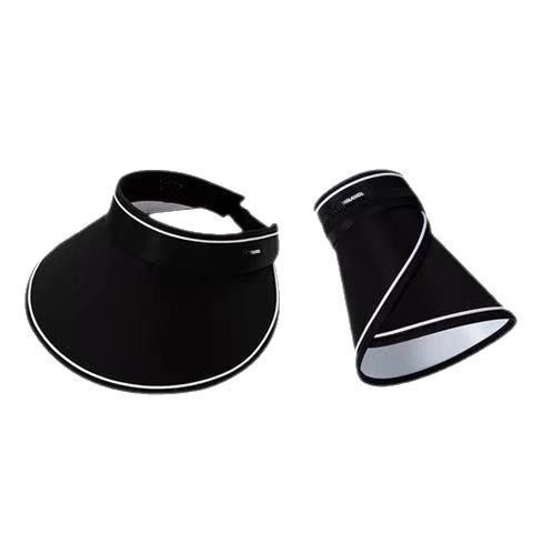 Summer sun hat, foldable strapless hat, fashionable and versatile, wide brim candy color sunshade hat, outdoor sun hat