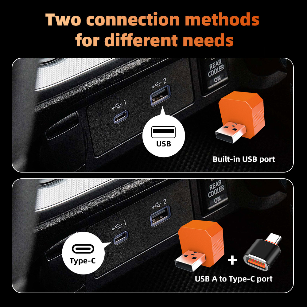 New Hot-Selling Wired-To-Wireless Carplay Box/Android Auto Two-In-One Adapter Car Connectivity Box