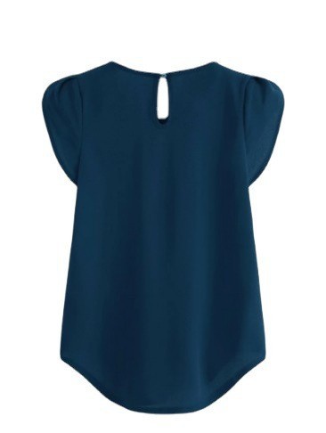 2025 Aliexpress Amazon nueva primavera y verano ropa de mujer Europa y Estados Unidos comercio exterior botones sólidos de manga corta ropa de mujer image 10