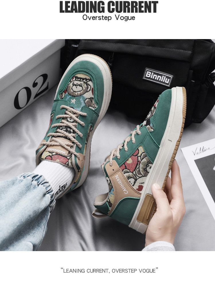 Chaussures de sport pour hommes, petites chaussures respirantes, décontractées, polyvalentes, semelle épaisse, antidérapantes, à la mode, pour étudiants, nouvelle collection été 2023_voghion.com