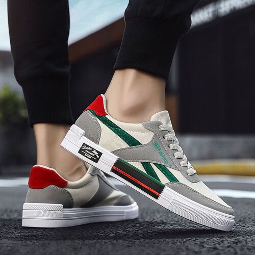 Canvas shoes for men - Spring and summer new men's shoes, casual shoes, sports shoes, versatile student fashion board shoes for men, running shoes for men