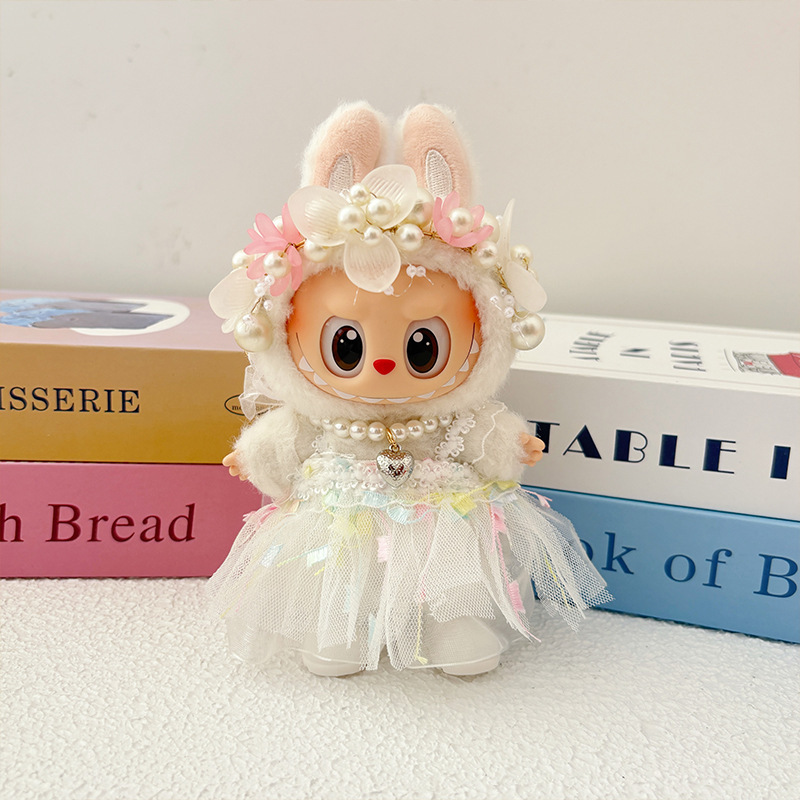 Labubu Clothes Labubu Dress Suit First Generation Vinyl Baby Clothes Second Generation Skirt Third Generation Accessories Wedding Dress