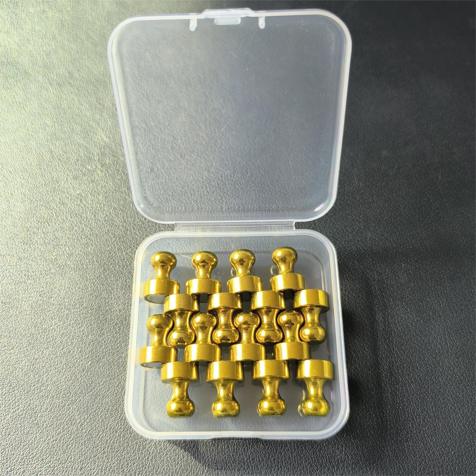 Imanes metálicos tipo chincheta, para pizarras, nevera o manualidades