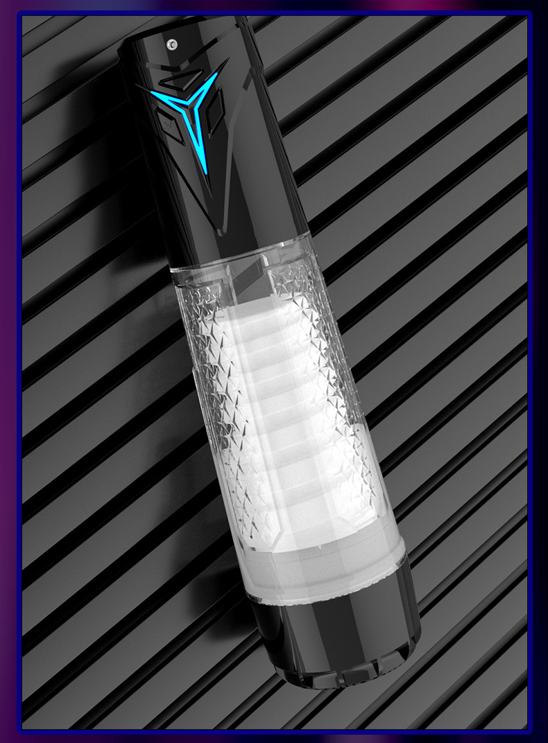 Automatic Telescoping Male Masturbator with Suction Pump, Electric ABS+TPE Device — detail image 24