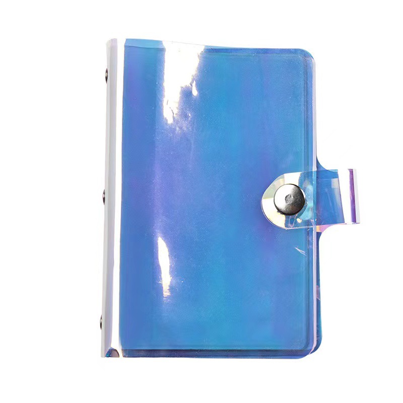 Nuevo libro de acero transfronterizo de manicuras 20 folleto transparente de manicuras simple de gran capacidad de almacenamiento esmerilado